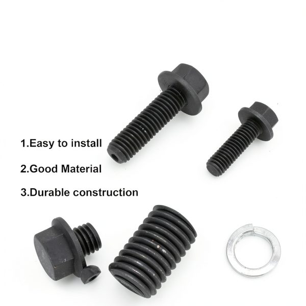 INFINAUTO Manual Transmission Bell Housing Bolt Kit for-4