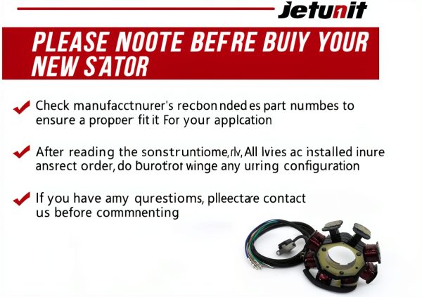 Kawasaki Ignition Stator jetunit Metal Replacement-3