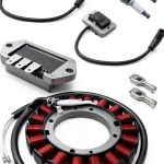 Ignition Stator Kit WUMZIJ Set with Coil, Regulator, Spark Plugs-0