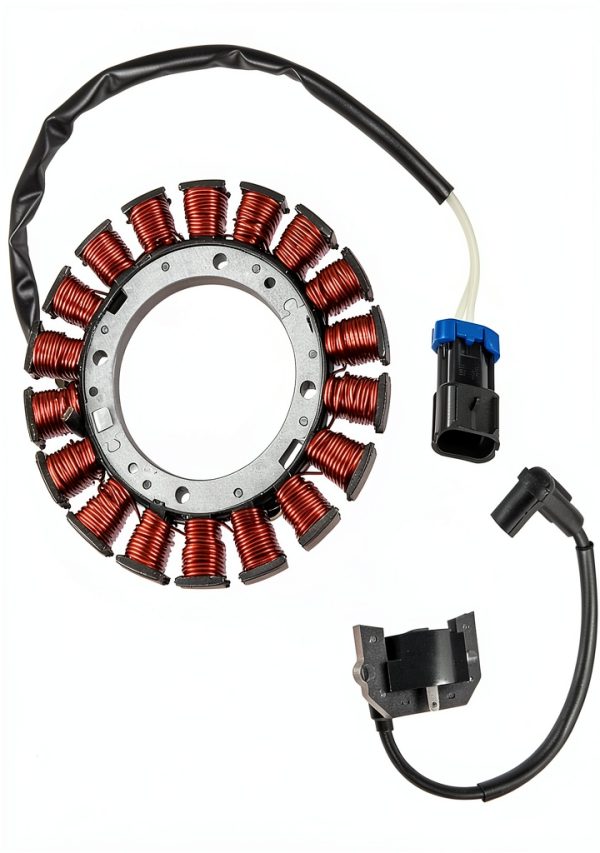 Cylinman Ignition Stator 59031-2132 Polished Bolt-On for ATV/Truck-0