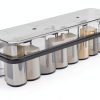 Freezer Box Vial Storage Case Durable Plastic Test Tube Holder for Vials Efficient Organization Rack for Laboratory and Essential Oil Use Transparent Design-1