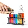 Juvale Test Tube Shot Glasses Plastic 4 Pack Multicolor 1.5 oz Tubes-1