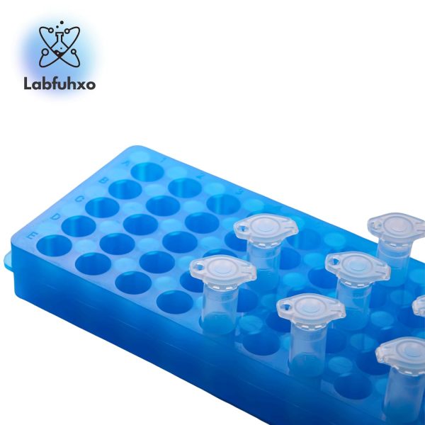 Polypropylene Microcentrifuge Tube Rack Labfuhxo 60-Well Double Panel-6
