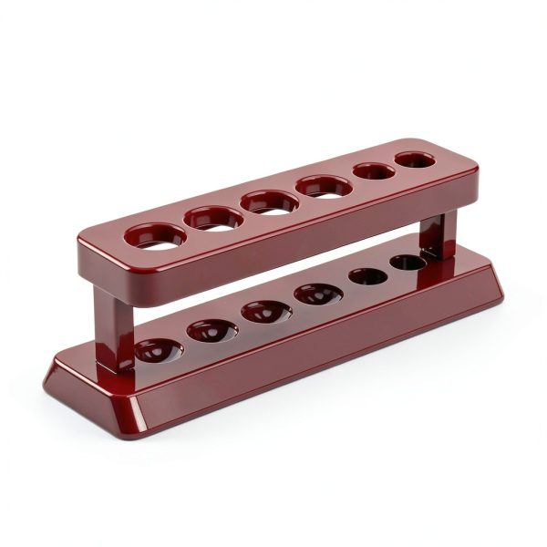 Test Tube Holder 6 Hole ABS Plastic Rack Stand Caralin Space Saving-4