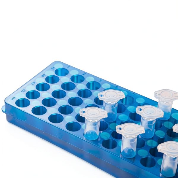 Polypropylene Microcentrifuge Tube Rack Labfuhxo 60-Well Double Panel-1