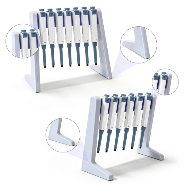 Pipette Rack Holder Stand Weramics 7‑8 Micropipette Vertical Organizer-4