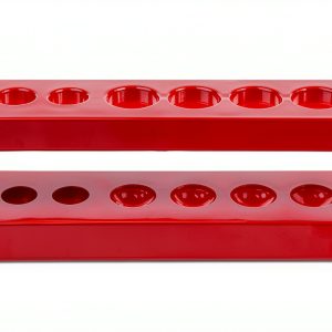 Test Tube Holder 6 Hole ABS Plastic Rack Stand Caralin Space Saving-0