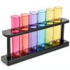 Juvale Test Tube Shot Glasses Plastic 4 Pack Multicolor 1.5 oz Tubes-4