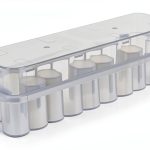 Freezer Box Vial Storage Case Durable Plastic Test Tube Holder for Vials Efficient Organization Rack for Laboratory and Essential Oil Use Transparent Design-0