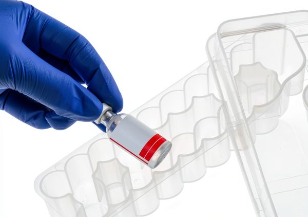 Freezer Box Vial Storage Case Durable Plastic Test Tube Holder for Vials Efficient Organization Rack for Laboratory and Essential Oil Use Transparent Design-4
