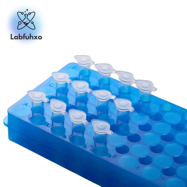 Polypropylene Microcentrifuge Tube Rack Labfuhxo 60-Well Double Panel-8