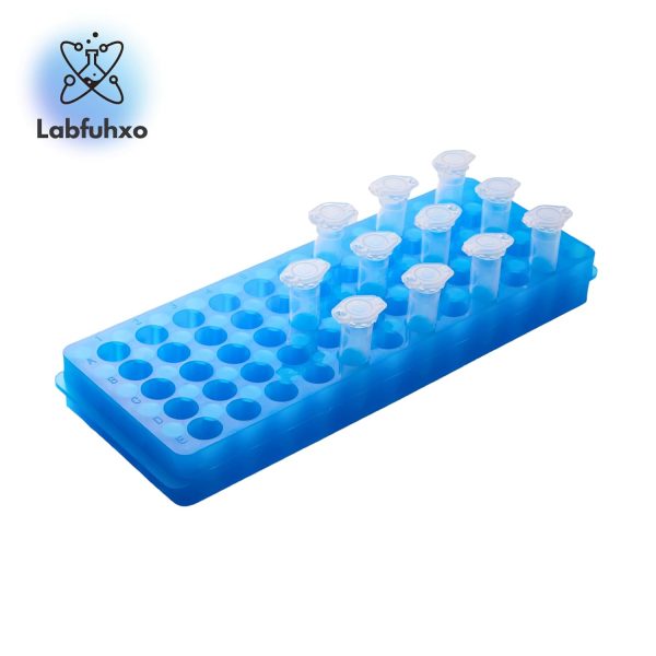 Polypropylene Microcentrifuge Tube Rack Labfuhxo 60-Well Double Panel-5