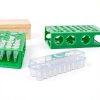 Freezer Box Vial Storage Case Durable Plastic Test Tube Holder for Vials Efficient Organization Rack for Laboratory and Essential Oil Use Transparent Design-5