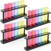 Juvale Test Tube Shot Glasses Plastic 4 Pack Multicolor 1.5 oz Tubes-0