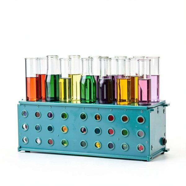 4 Way Test Tube Rack Holder 5 Pack Interlocking Plastic Tioncy-3