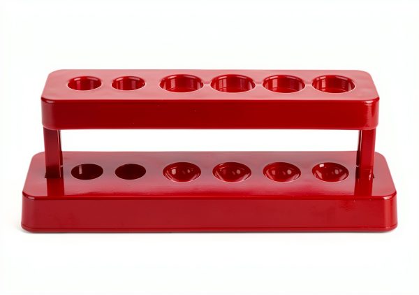 Test Tube Holder 6 Hole ABS Plastic Rack Stand Caralin Space Saving-6